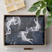 Aquarius Zodiac Water Bearing Cosmic Woman Tissuepapier (Geschenk)