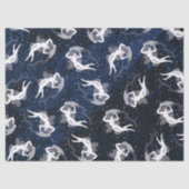 Aquarius Zodiac Water Bearing Cosmic Woman Tissuepapier (Voorkant)