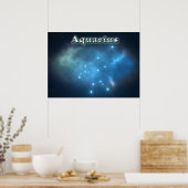 Aquariusconstellatie Poster (Keuken)