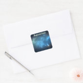 Aquariusconstellatie Vierkante Sticker (Envelop)
