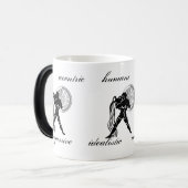  aquariuskenmerken van de Griekse soort Zodiac Magische Mok (Voorkant links)