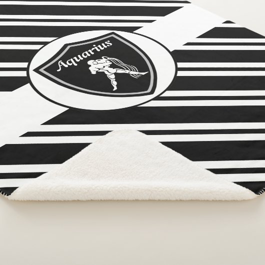 Aquariussymbool: sherpa blanket deken (3/4)