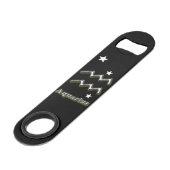 Aquariussymbool Speed Flessenopener (Achterkant Gekanteld)