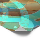 AquaRustia Abstract Poster (Hoek)