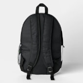 AquaScales Bedrukte Rugzak (Achterkant)