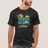 Aquascape Aquascape Vissenvanger Aquarist N T-shirt (Voorkant)