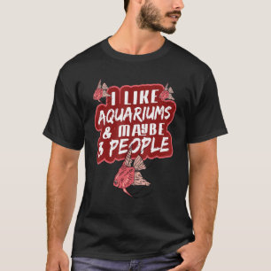 Aquascaping Aquarium Aquarist Vissenhouder Grappig T-shirt