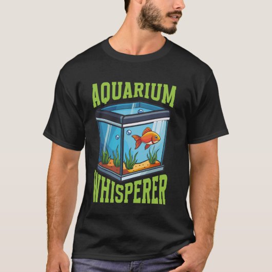 Aquascaping Aquarium Whisper T-shirt (Voorkant)