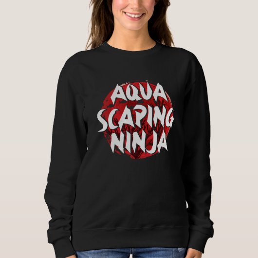 Aquascaping Ninja Aquarium Fish Tank Fishkeeping (Voorkant)