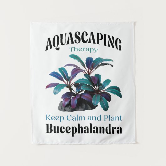 Aquascaping Therapy – Keep Calm and Plant Bucephal Wandkleed (Voorkant)