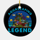 Aquascapsule legend aquarium design for amquarist keramisch ornament (Achterkant)