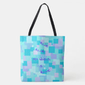Aquasquare Cubed Tote Bag (Voorkant)