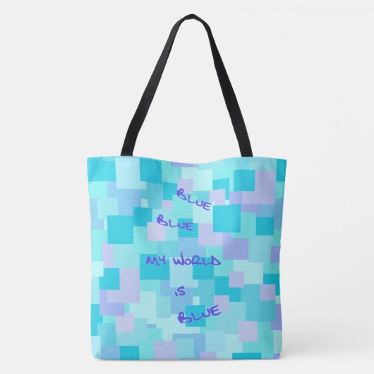 Aquasquare Cubed Tote Bag (Achterkant)