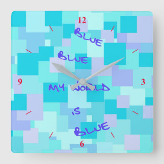 Aquasquare Cubed Vierkante Klok