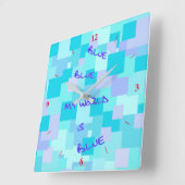 Aquasquare Cubed Vierkante Klok (Hoek)