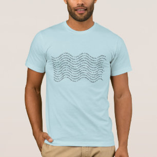 Aquatic Animals Group Names Wave T-shirt