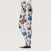 Aquatic animals pattern | ocean underwater life 14 leggings (Links)