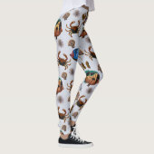Aquatic animals pattern | ocean underwater life 14 leggings (Rechts)