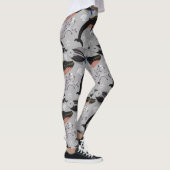 Aquatic animals pattern | ocean underwater life 23 leggings (Rechts)