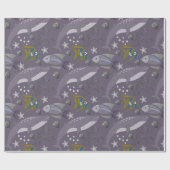 Aquatic animals pattern | ocean underwater life 24 cadeaupapier (Vlak)