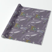 Aquatic animals pattern | ocean underwater life 24 cadeaupapier (Uitgerold)