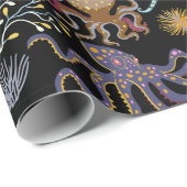 Aquatic animals pattern | ocean underwater life 29 cadeaupapier (Rol Hoek)