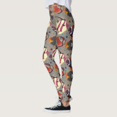 Aquatic animals pattern | ocean underwater life 41 leggings (Links)