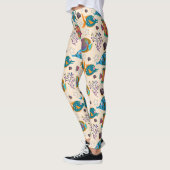 Aquatic animals pattern | ocean underwater life 5 leggings (Links)