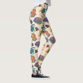 Aquatic animals pattern | ocean underwater life 5 leggings (Rechts)