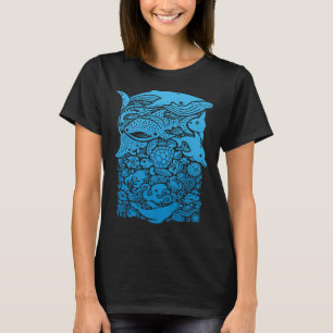 Aquatic Blues 2 T-shirt