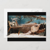 Aquatic Dino Briefkaart (Voorkant / Achterkant)