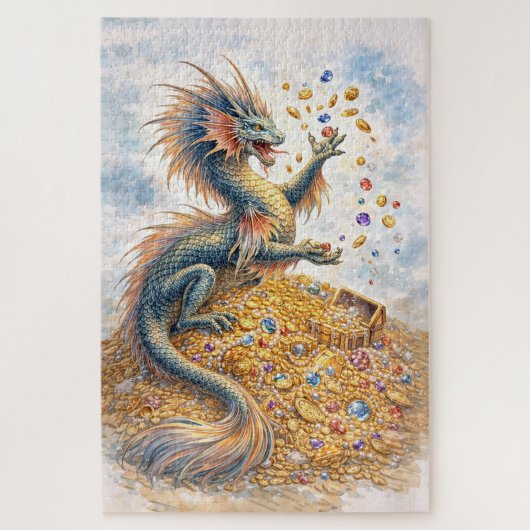 Aquatic Dragon Legpuzzel (Verticaal)