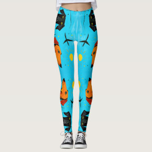 Aquatic Duo of Joy beroemd gemaakt door Surreal Co Leggings