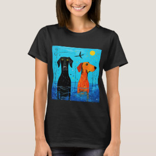 Aquatic Duo of Joy beroemd gemaakt door Surreal Co T-shirt