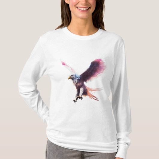 Aquatic Eagle T-shirt Vrouwen T-shirt (Voorkant)