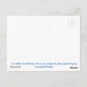 Aquatic Fish Art Vist grappig Briefkaart (Achterkant)