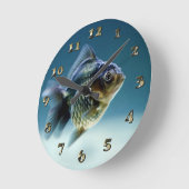 Aquatic Fish Carassius Ronde Klok (Hoek)
