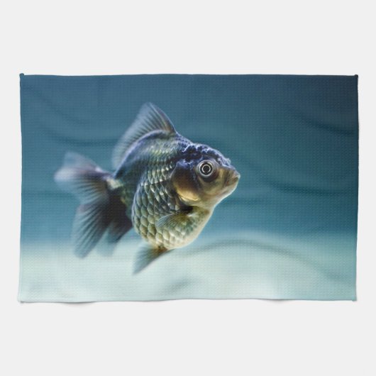Aquatic Fish Carassius Theedoek (Horizontaal)