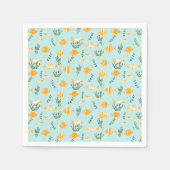 Aquatic Fishes Pattern Design Servet (Voorkant)