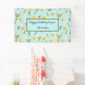 Aquatic Fishes Pattern Design Spandoek (Insitu)