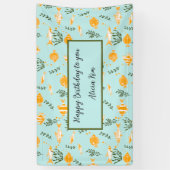 Aquatic Fishes Pattern Design Spandoek (Verticaal)