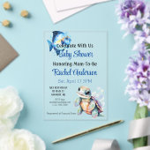 Aquatic Friends Baby shower Invitation Acryl Uitnodigingen (Insitu (Huwelijk))