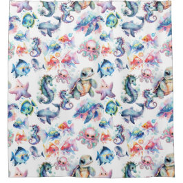 Aquatic Friends Douchegordijn