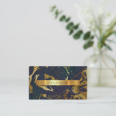 Aquatic Gold Marble Vip Visitekaartje (Staand voorkant)