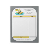 Aquatic Harvesting Business Receipt Factuur Notitieblok (Linkerzijde)