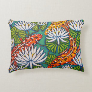 Aquatic Jewels Accent Pillow van Lisa Lorenz Kussen