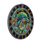Aquatic Joy Dolphin Dartboard Set Dartbord (Voorkant Links)
