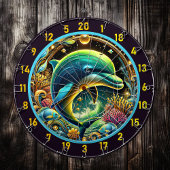 Aquatic Joy Dolphin Dartboard Set Dartbord