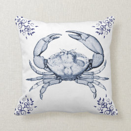 Aquatic Life Delftware ~ Stone Crab Cushions Kussen