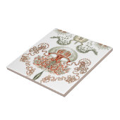 Aquatic Life ~ Haeckel ~ Jellyfish Ceramics Tegeltje (Zijkant)